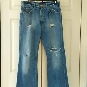 AJ/Armani Distressed Bootcut Jeans sz 32